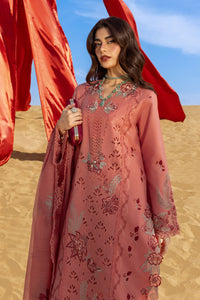 RANG RASIYA-3PC LAWN CHIKANKARI EMBROIDERED SHIRT WITH KHAADI NET EMBROIDERED DUPATTA AND TROUSER -BIC-4775