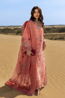 RANG RASIYA-3PC LAWN CHIKANKARI EMBROIDERED SHIRT WITH KHAADI NET EMBROIDERED DUPATTA AND TROUSER -BIC-4775