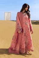RANG RASIYA-3PC LAWN CHIKANKARI EMBROIDERED SHIRT WITH KHAADI NET EMBROIDERED DUPATTA AND TROUSER -BIC-4775