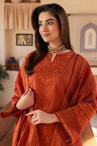 SAPPHIRE-3PC DHANAK EMBROIDERED SHIRT WITH KHADDI NET EMB DUPATTA AND TROUSER-BIC-4300
