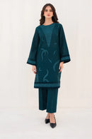 JAZMIN 2PC -DHANAK HEAVY EMBROIDERED WITH HEAVY EMBROIDERED SLEEVES -BIC-3121