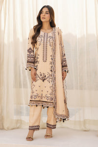 BRANDSINN-3PC KARANDI PRINTED EMBROIDERED SHIRT WITH KARANDI PRINTED EMB SHAWL & PRINTED TROUSER-BIC-0132