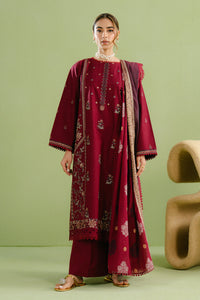 SAPPHIRE-3PC LAWN EMBROIDERED SHIRT WITH CHIFFON PRINTED DUPATTA AND TROUSER-BIC-4627