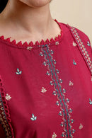 SAPPHIRE-3PC LAWN EMBROIDERED SHIRT WITH CHIFFON PRINTED DUPATTA AND TROUSER-BIC-4627