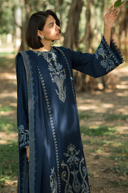 ASIM JOFA- 3PC LAWN EMBROIDERED SHIRT WITH LAWN EMBROIDERED DUPATTA AND TROUSER -BIC-3659