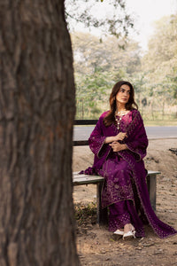 BATIK-3PC LAWN EMBROIDERED SHIRT WITH CHIFFON EMBROIDERED DUPATTA AND TROUSER-BIC-4834