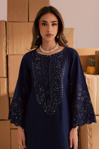 BATIK-2PIECE LAWN SEQUIN & CHIKAN EMB NECKLINE WITH SEQUIN EMB TROUSER-BIC-245
