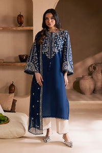 BATIK-3PC LAWN EMBROIDERED SHIRT WITH CHIFFOON EMBROIDERED DUPATTA AND EMB TROUSER-BIC-4621