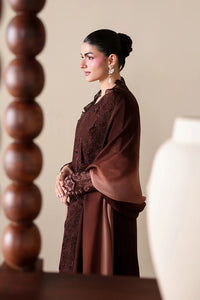 BATIK-3PC DHANAK EMBROIDERED SHIRT WITH WOOL PRINT EMBROIDERED SHAWL AND TROUSER -BIC-5176