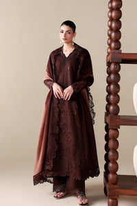 BATIK-3PC DHANAK EMBROIDERED SHIRT WITH WOOL PRINT EMBROIDERED SHAWL AND TROUSER -BIC-5176