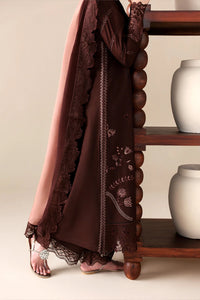 BATIK-3PC DHANAK EMBROIDERED SHIRT WITH WOOL PRINT EMBROIDERED SHAWL AND TROUSER -BIC-5176