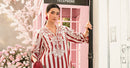 MARIA.B-3PC LAWN EMBROIDERED PRINTED SHIRT WITH CHIFFON PRINT DUPATTA AND PRINT TROUSER-BIC-2526