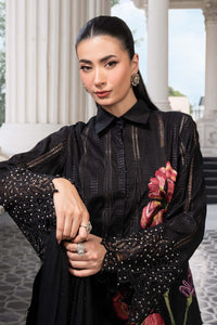 MARIA.B-3PC DHANAK EMBROIDERED SHIRT WITH CHIFFON EMBROIDERED DUPATTA AND TROUSER-BIC-5202
