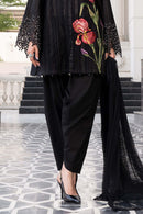 MARIA.B-3PC DHANAK EMBROIDERED SHIRT WITH CHIFFON EMBROIDERED DUPATTA AND TROUSER-BIC-5202