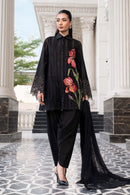 MARIA.B-3PC DHANAK EMBROIDERED SHIRT WITH CHIFFON EMBROIDERED DUPATTA AND TROUSER-BIC-5202