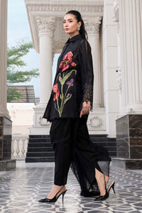 MARIA.B-3PC DHANAK EMBROIDERED SHIRT WITH CHIFFON EMBROIDERED DUPATTA AND TROUSER-BIC-5202