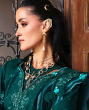 REPUBLIC WOMENSWEAR-3PC DHANAK EMBROIDERED SHIRT WITH DHANAK EMBROIDERED SHAWL AND TROUSER-BIC-5234