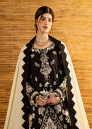 BATIK-3PC DHANAK EMBROIDERED SHIRT WITH DHANAK EMBROIDERED SHAWL AND TROUSER-BIC-5279
