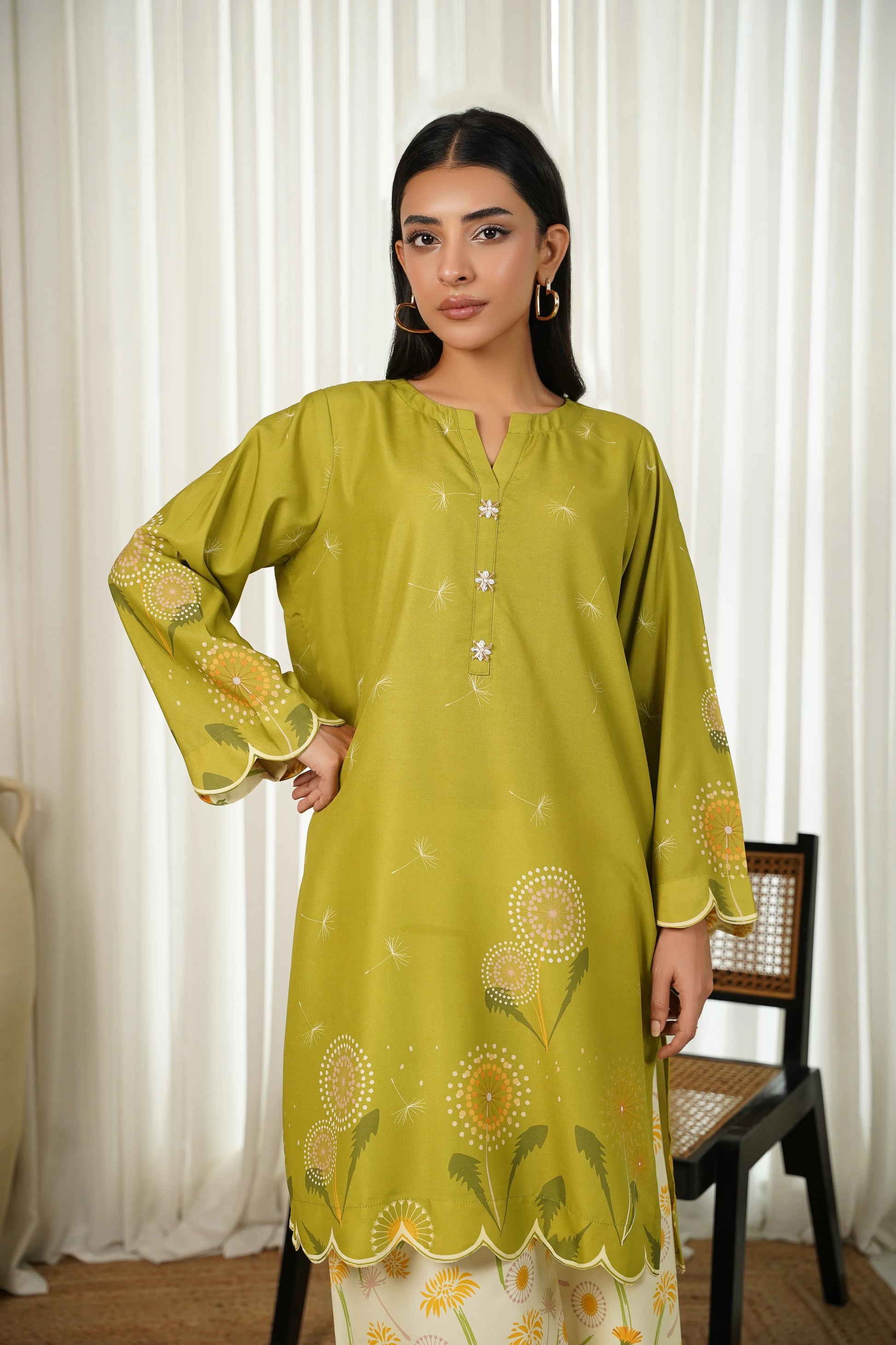 BRANDSINN-2PC SHAMOZE SILK PRINTED SHIRT & SHAMOZE SILK PRINTED TROUSER-BIC-2004