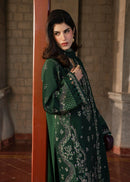 SAPPHIRE-3PC DHANAK EMBROIDERED SHIRT WITH DHANAK EMBROIDERED SHAWL AND TROUSER-BIC-4413