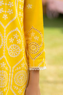 MIRAKHI - 3PC LAWN EMBROIDERED SHIRT WITH CHIFFON PRINTED DUPATTA AND TROUSER -BIC-M14