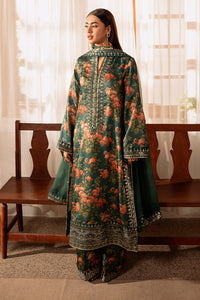ZAINAB CHOTANI-3PC SHAMOZE SILK PRINTED EMBROIDERED SHIRT WITH SOFT SILK PRINTED EMB DUPATTA & EMB TROUSER BIC-