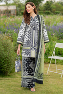 JAZMIN-3PC KHADDAR PRINTED SHIRT WITH KHADDAR PRINTED DUPATTA AND PRINTED TROUSER-BIC-2626