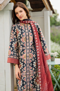 JAZMIN-3PC KHADDAR PRINTED SHIRT WITH KHADDAR PRINTED DUPATTA AND PRINTED TROUSER-BIC-2627