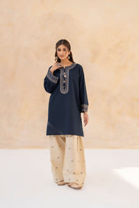 LAZULI-2PC LAWN EMBROIDERED SHIRT WITH LAWN EMBROIDERED TROUSER-BIC-259