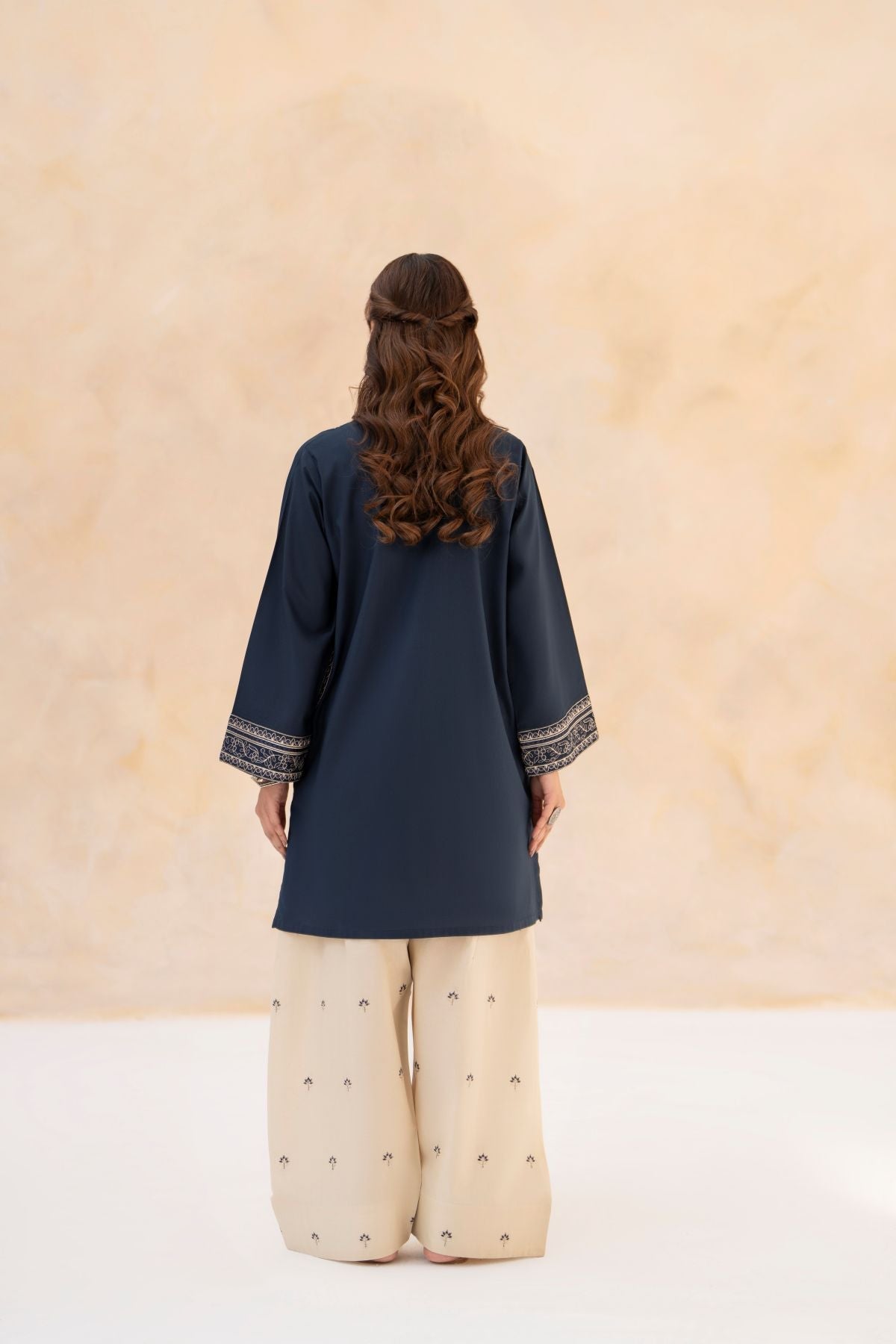 LAZULI-2PC LAWN EMBROIDERED SHIRT WITH LAWN EMBROIDERED TROUSER-BIC-259