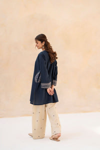 LAZULI-2PC LAWN EMBROIDERED SHIRT WITH LAWN EMBROIDERED TROUSER-BIC-259