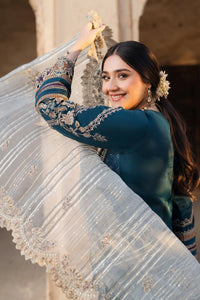 BATIK-3PC LAWN SEQUIN EMBROIDERED SHIRT WITH KHADDI NET EMBROIDERED DUPATTA AND EMB TROUSER-BIC-4672