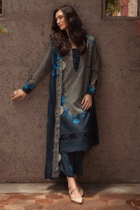 CHARIZMA-3PC KHADDAR PRINTED SHIRT WITH KHADDAR PRINTED DUPATTA AND PRINT TROUSER-BIC-2656