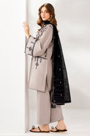 JAZMIN-3PC DHANAK EMBROIDERED SHIRT WITH CHIFFON EMB DUPATTA AND TROUSER-BIC-4192