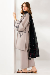JAZMIN-3PC DHANAK EMBROIDERED SHIRT WITH CHIFFON EMB DUPATTA AND TROUSER-BIC-4192