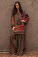 CHARIZMA-3PC LAWN DIGITAL PRINTED SHIRT WITH SILK PRINTED DUPATTA AND PRINTED TROUSER-BIC-061