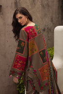 CHARIZMA-3PC LAWN DIGITAL PRINTED SHIRT WITH SILK PRINTED DUPATTA AND PRINTED TROUSER-BIC-061