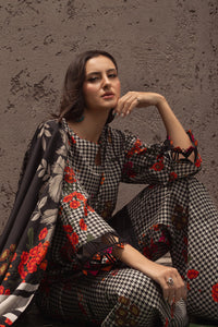 CHARIZMA-3PC KHADDAR PRINTED SHIRT WITH KHADDAR PRINTED DUPATTA AND PRINT TROUSER-BIC-2653