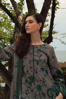 CHARIZMA-3PC KHADDAR PRINTED SHIRT WITH KHADDAR PRINTED DUPATTA AND PRINT TROUSER-BIC-