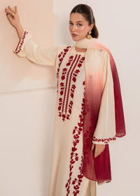 IZEL-3PC LAWN EMBROIDERED SHIRT WITH CHIFFON TYE&DYE DUPATTA AND TROUSER-BIC-4649