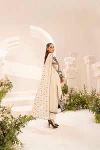 MIRANA-3PC LAWN EMBROIDERED SHIRT WITH KHADDI NET EMBROIDERED DUPATTA & TROUSER-BIC-4701