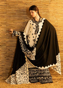 BATIK-3PC DHANAK EMBROIDERED SHIRT WITH DHANAK EMBROIDERED SHAWL AND TROUSER-BIC-5278