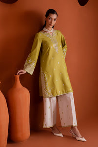 BATIK-2PIECE LAWN EMBROIDERED SHIRT WITH LAWN EMB TROUSER-BIC-265