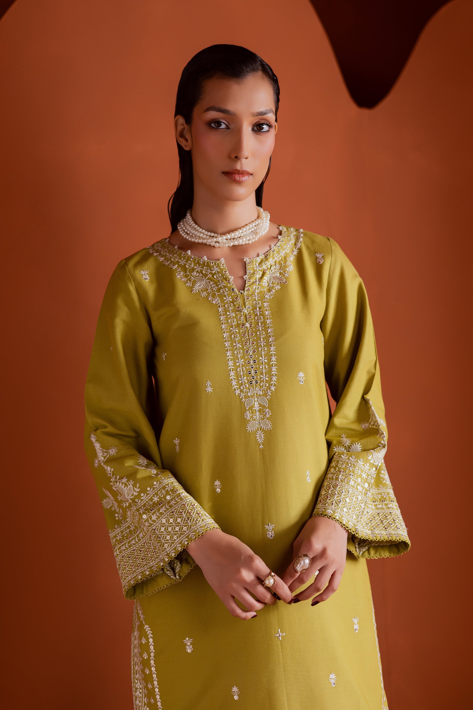 BATIK-2PIECE LAWN EMBROIDERED SHIRT WITH LAWN EMB TROUSER-BIC-265
