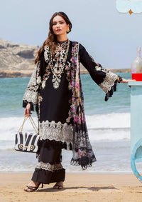 ELAF-3PC LAWN EMBROIDERED SHIRT WITH CHIFFON PRINTED DUPATTA AND EMB TROUSER-BIC-4697