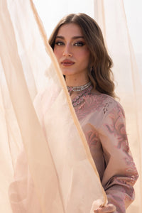 RANG RASIYA-3PC LAWN LASERWORK & SEQUIN EMBROIDERED SHIRT WITH KHAADI NET SEQUIN EMBROIDERED DUPATTA AND TROUSER -BIC-4796