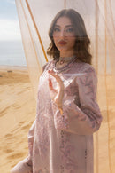 RANG RASIYA-3PC LAWN LASERWORK & SEQUIN EMBROIDERED SHIRT WITH KHAADI NET SEQUIN EMBROIDERED DUPATTA AND TROUSER -BIC-4796