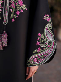 MAHNUR-3PIECE LAWN EMBROIDERED SHIRT WITH CHIFFON PRINTED DUPATTA AND TROUSER-BIC-4854