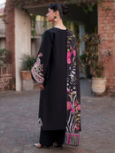 MAHNUR-3PIECE LAWN EMBROIDERED SHIRT WITH CHIFFON PRINTED DUPATTA AND TROUSER-BIC-4854