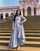 SAPPHIRE-3PC KHADDAR PRINTED SHIRT WITH KHADDAR PRINTED DUPATTA AND PRINTED TROUSER-BIC-